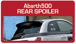 アバルト500 オーバーフェンダー・フロントスポイラー・リアスポイラー・フロントグリル 製品紹介